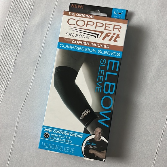 Copper Fit Copper Infused Elbow Sleeve Size Large - Picture 7 of 7